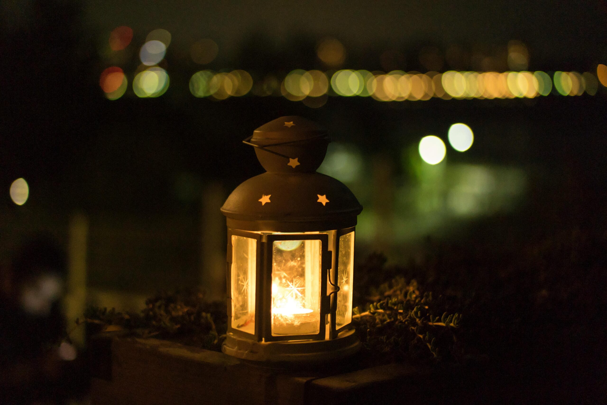 star lantern in the dark