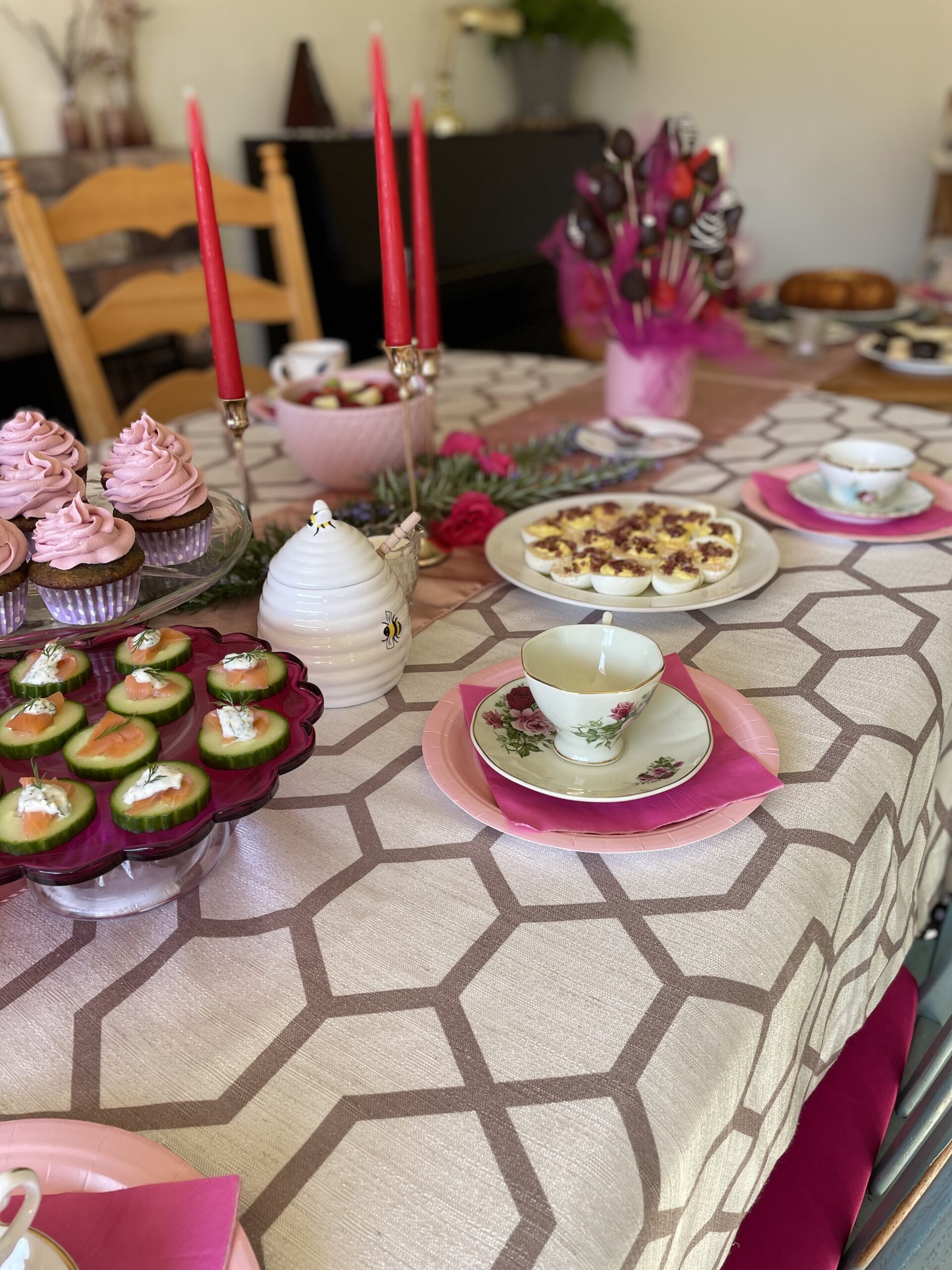 galentines tea party diy